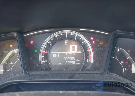 2018 Honda Civic Lx from USA, damaged, VIN 19XFC2F5XJE008695